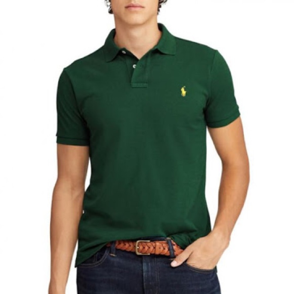 Men’s Short Sleeved Green Polo by Ralph Lauren